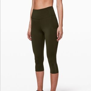 Lululemon Fast & Free Crop Leggings